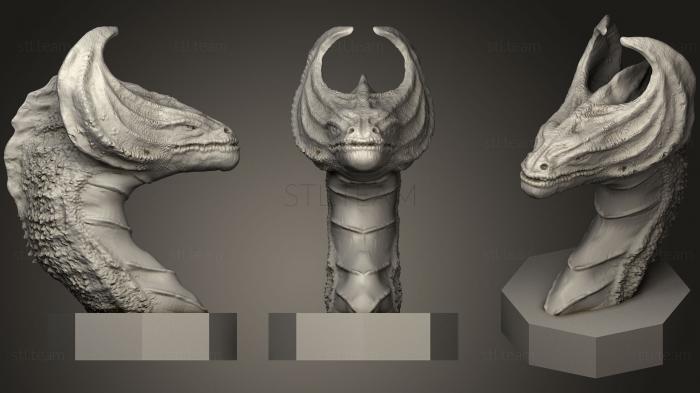 3D модель Голова дракона (1) (STL)